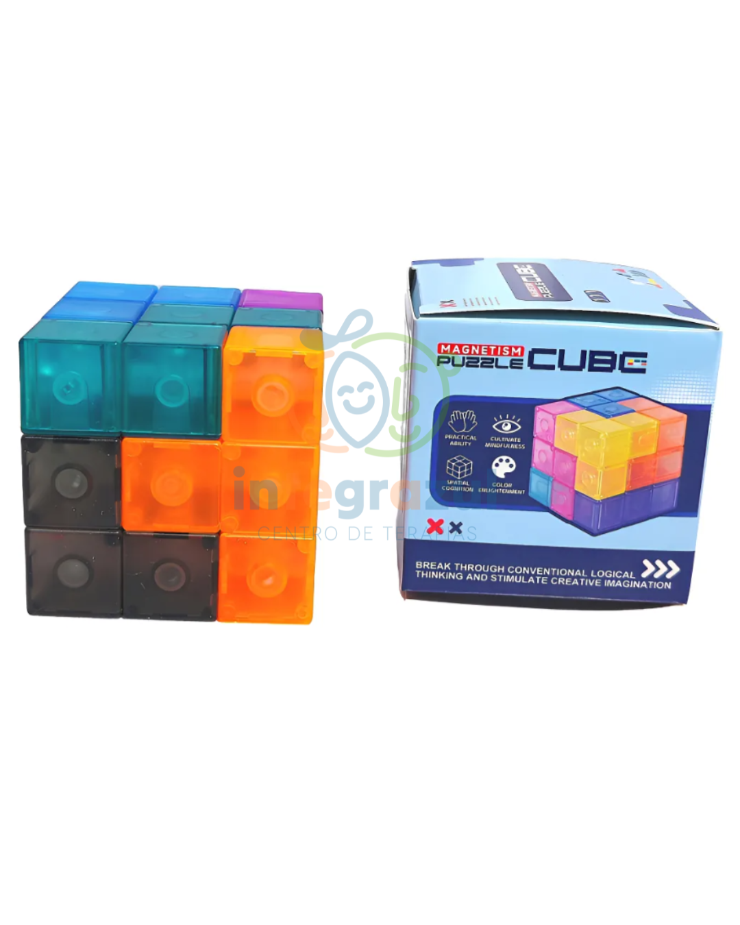 Cubo Desafío Magnético – 7 Piezas