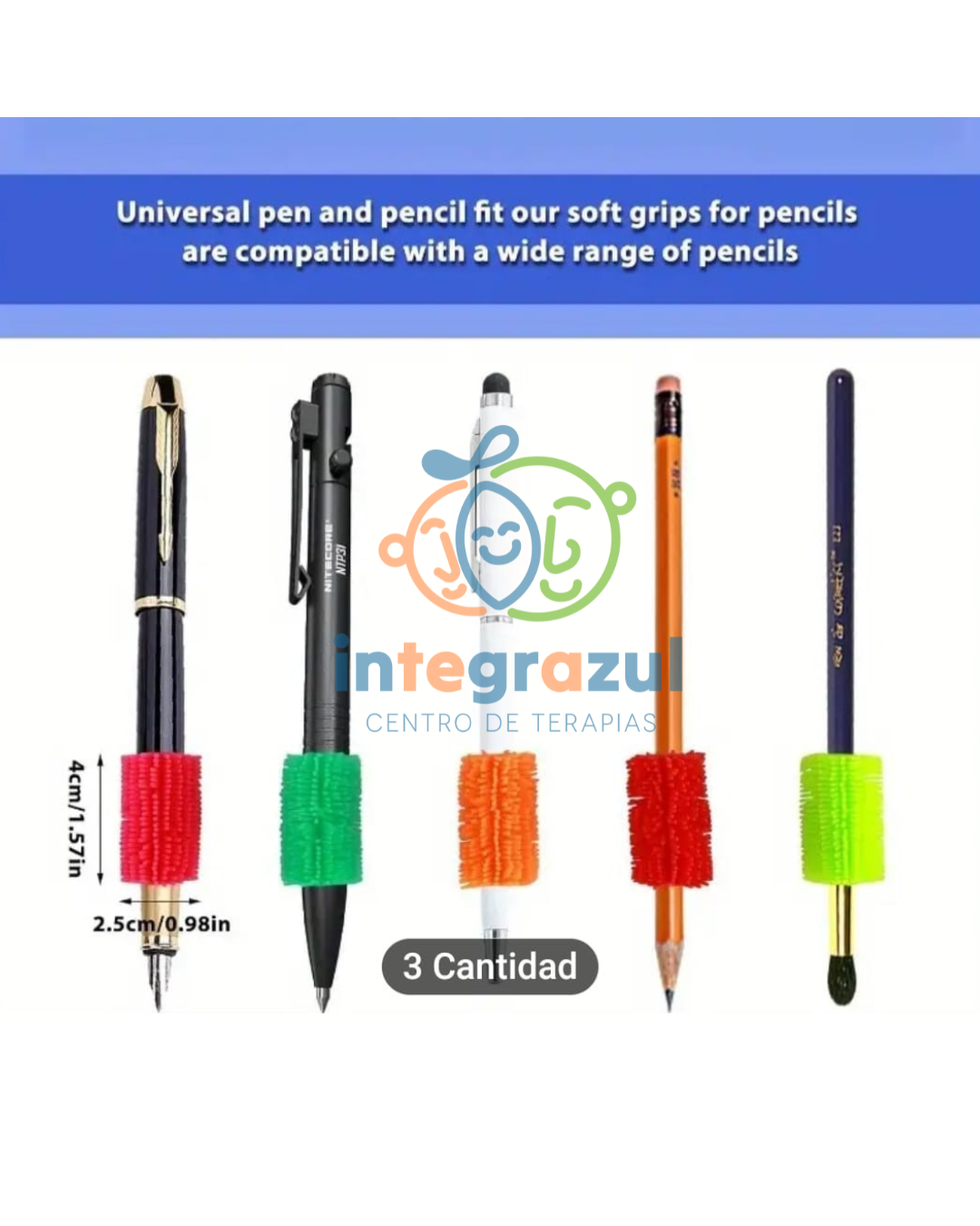 Puño sensorial para lápiz