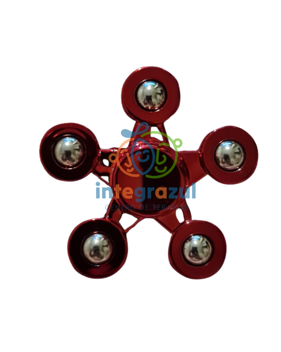 Spinner Metálico Pentágono | Fidget Antiestrés