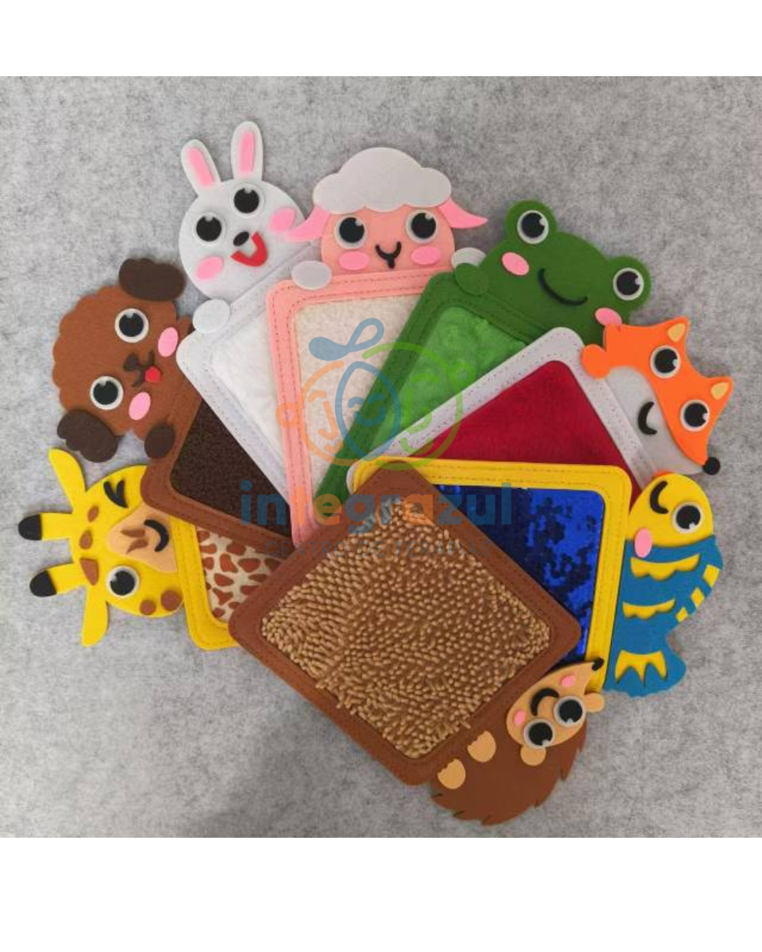 Set de texturas sensoriales – animales