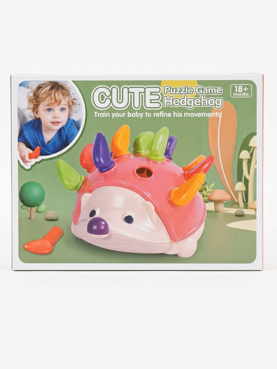Erizo rosado Cute Puzzle motricidad fina