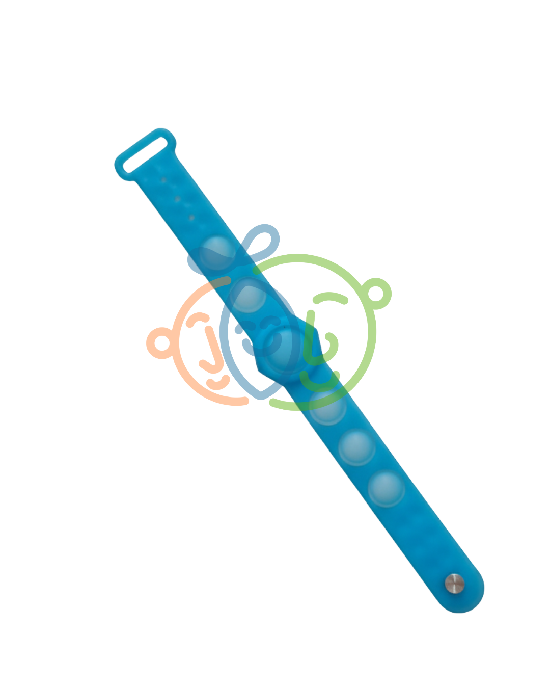 Pulsera Pop It individual – silicona ajustable (muchos colores)