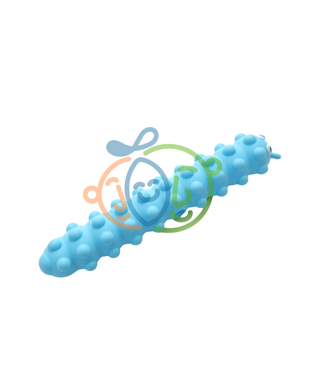 Gusano sensorial con ventosas (26×5 cm) – Pop Fidget