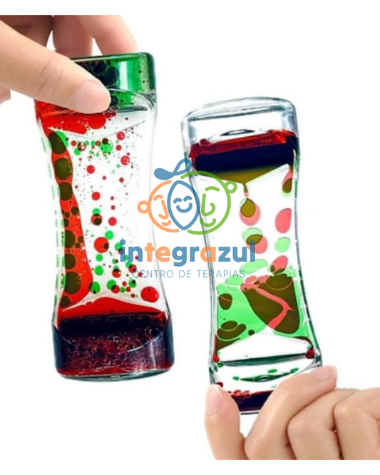 Reloj sensorial de gotas – regulador visual