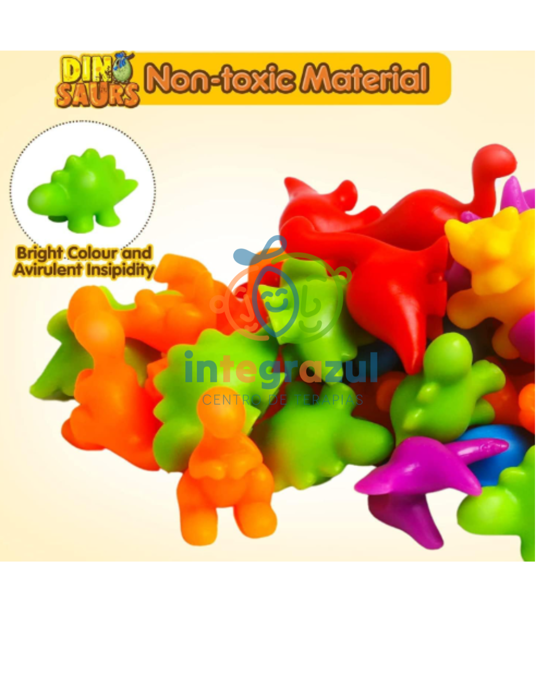Set de Clasificación por Colores – Dinosaurios