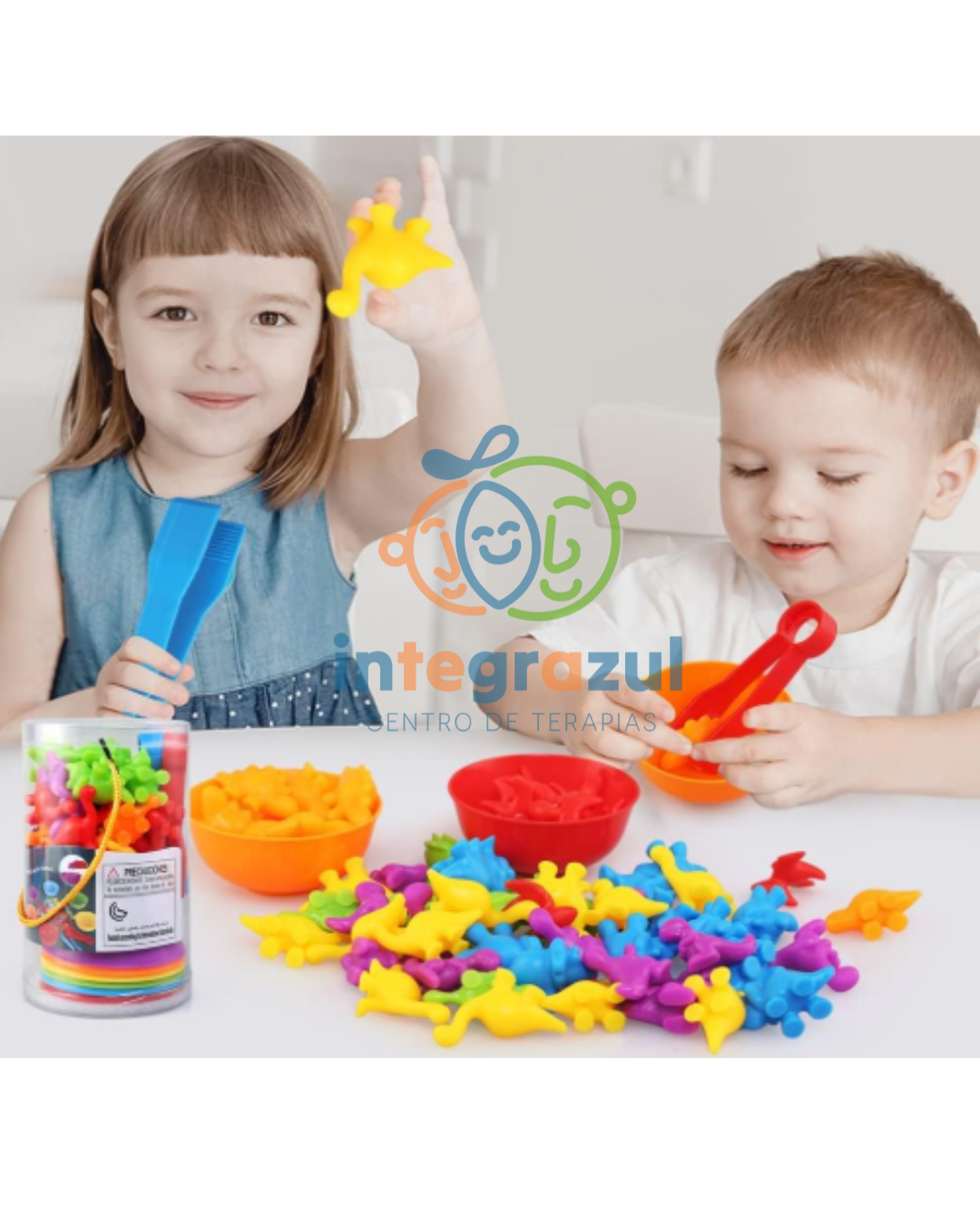 Set de Clasificación por Colores – Dinosaurios