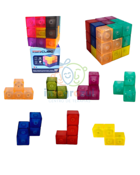 Cubo Desafío Magnético – 7 Piezas