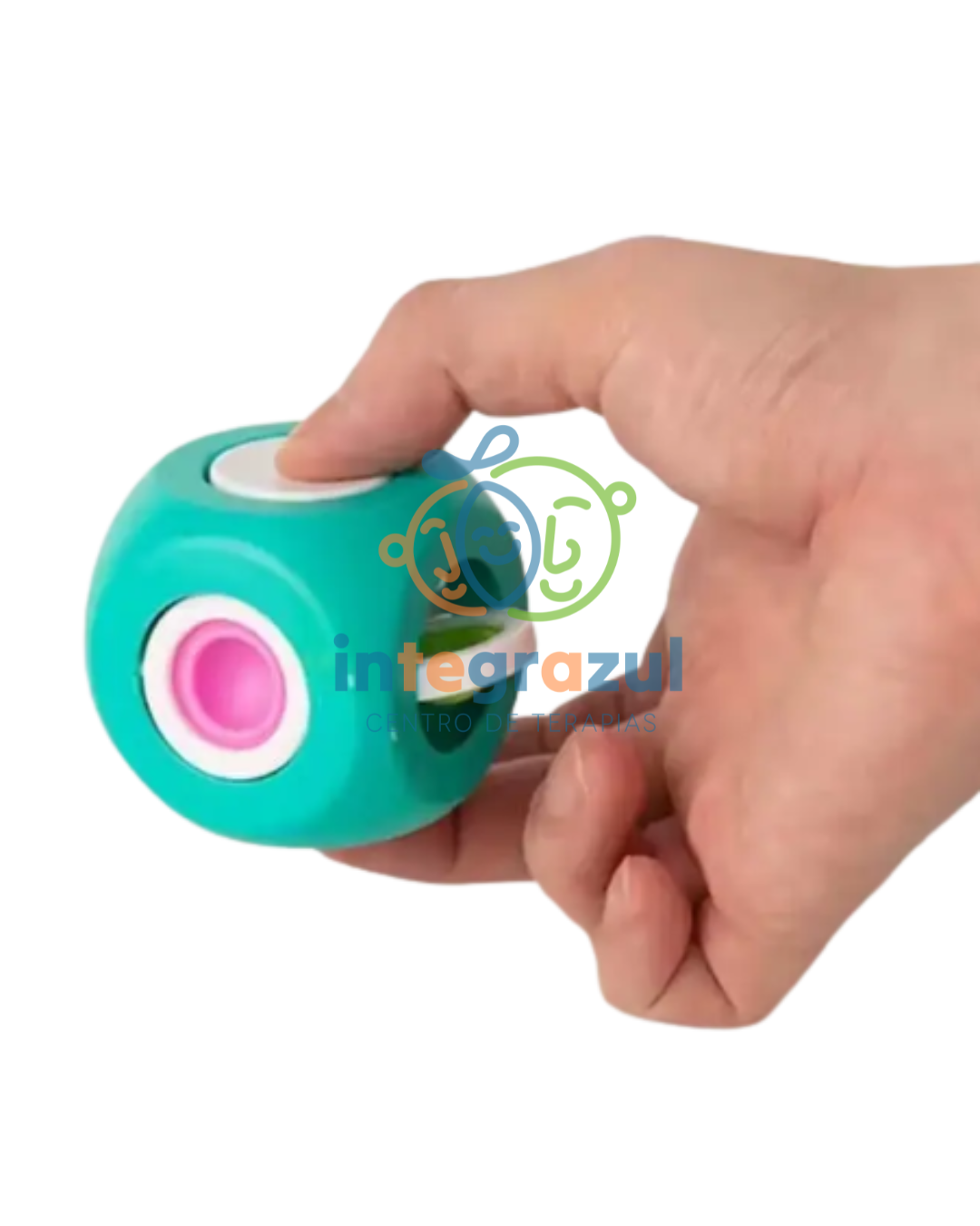Cubo Pop It Spinner Sensorial | Fidget Antiestrés con Botones