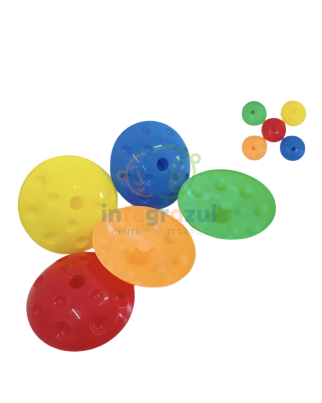 Set de 5 Erizos de Equilibrio - Piedras Sensoriales para Psicomotricidad