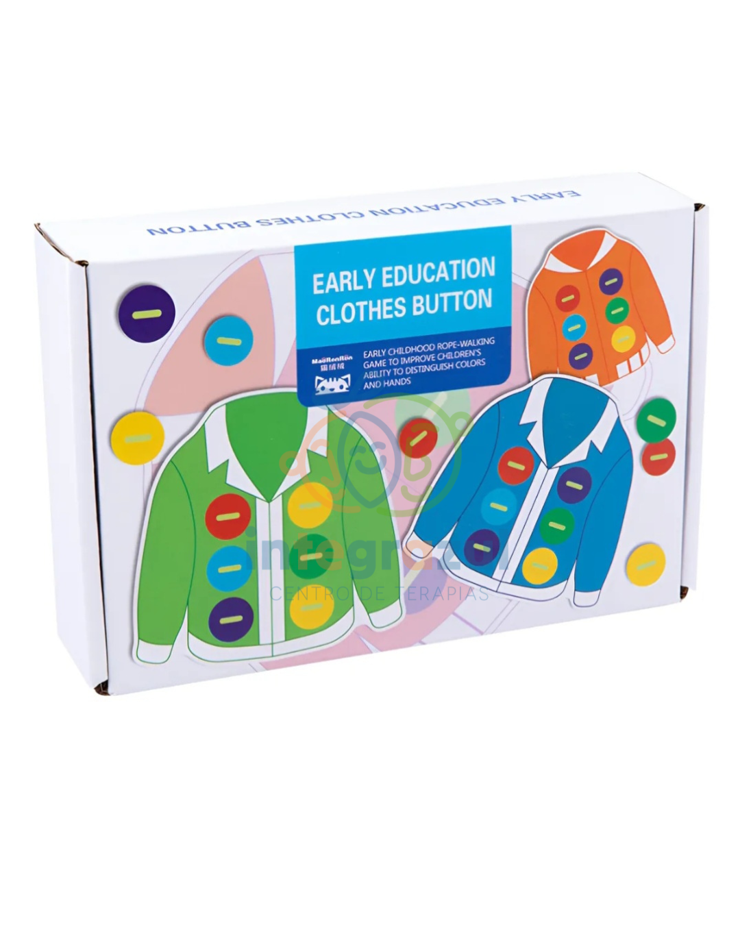Juego de Botones Montessori con Tarjetas – Entrenamiento de abotonado y patrones