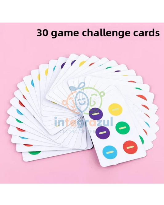 Juego de Botones Montessori con Tarjetas – Entrenamiento de abotonado y patrones