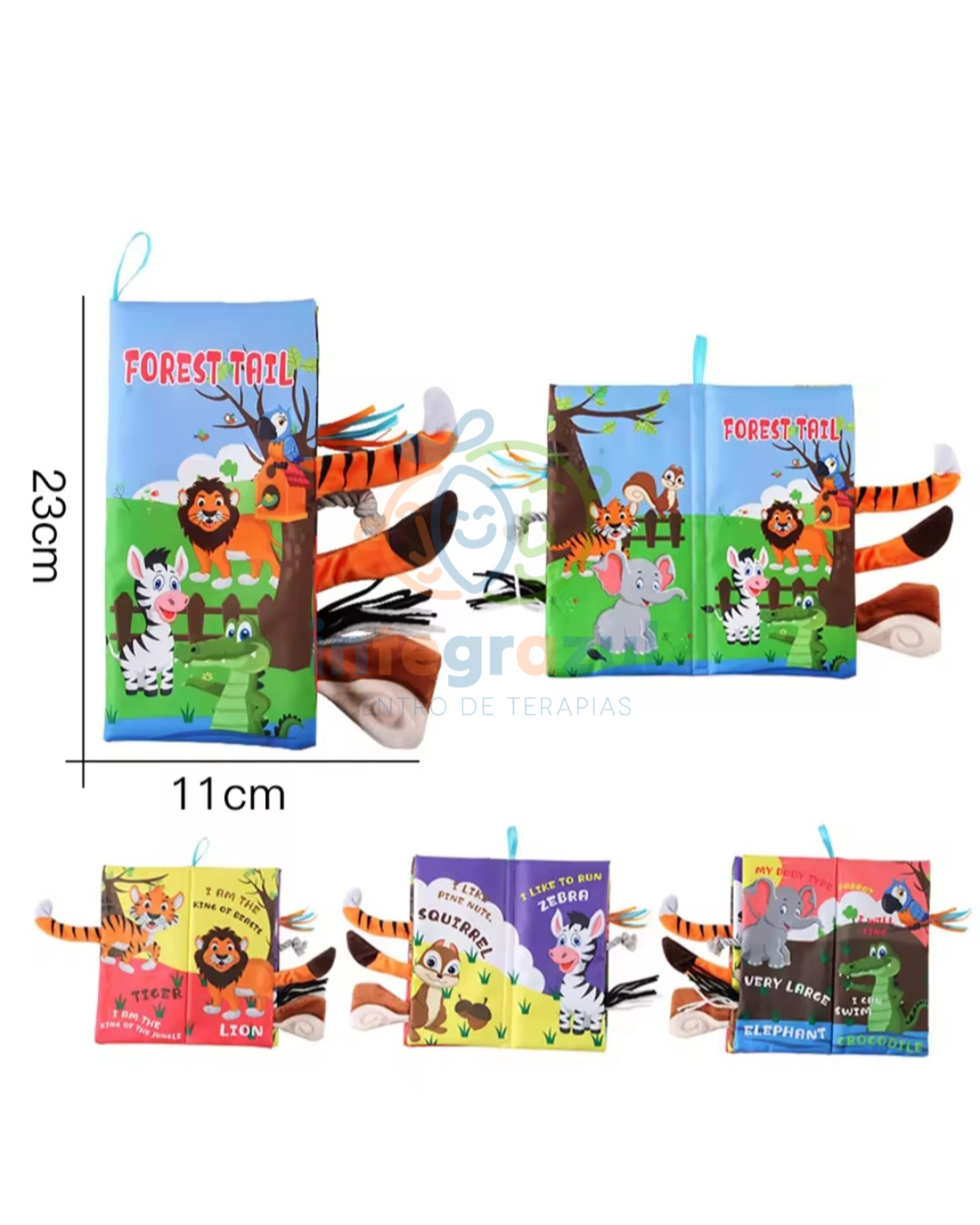 Libro sensorial “Colitas del Bosque”