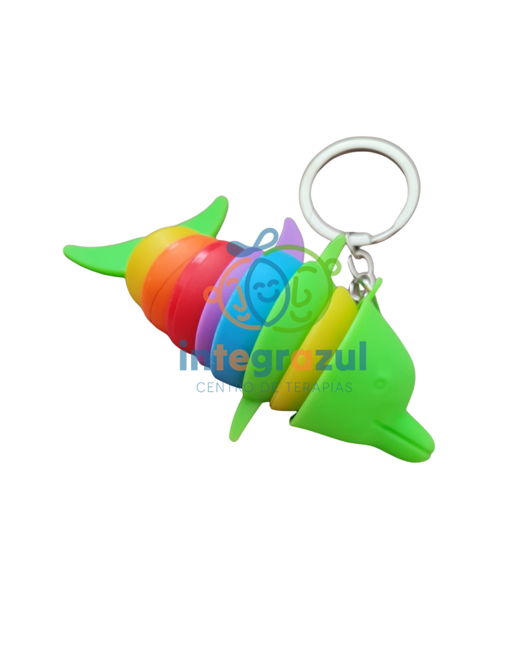 Llavero Fidget Delfín Arcoíris