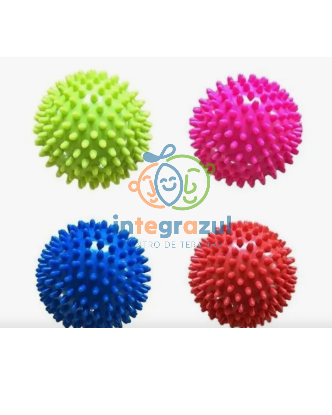 Pelota de Masajes Dura 8 cm – Textura con Púas