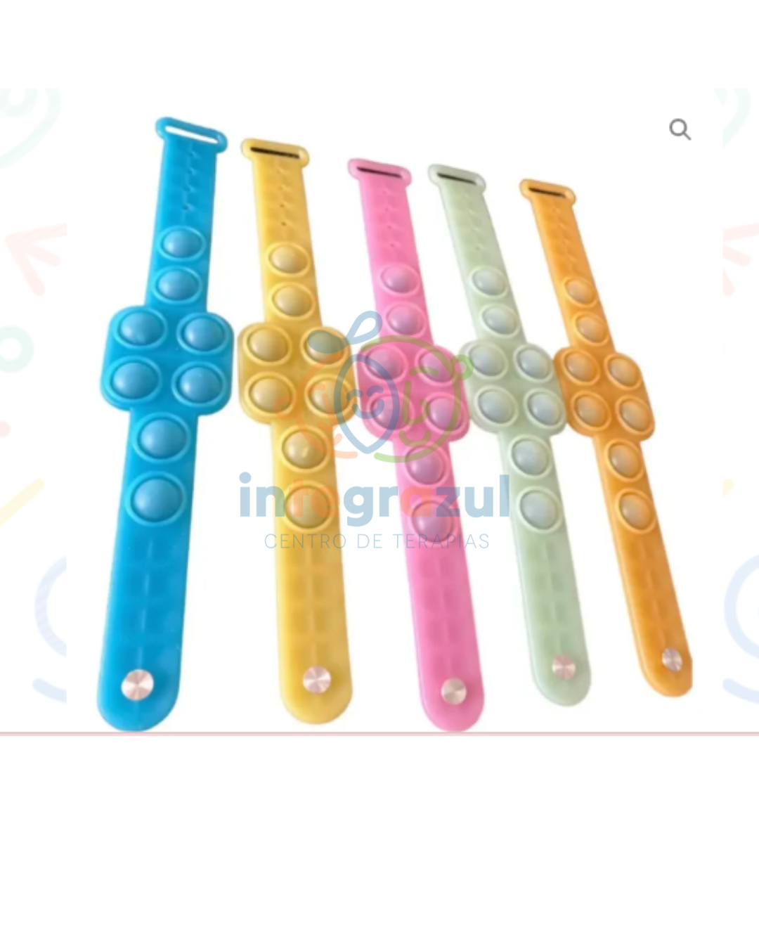 Pulseras Pop It – pack x6 (colores surtidos)