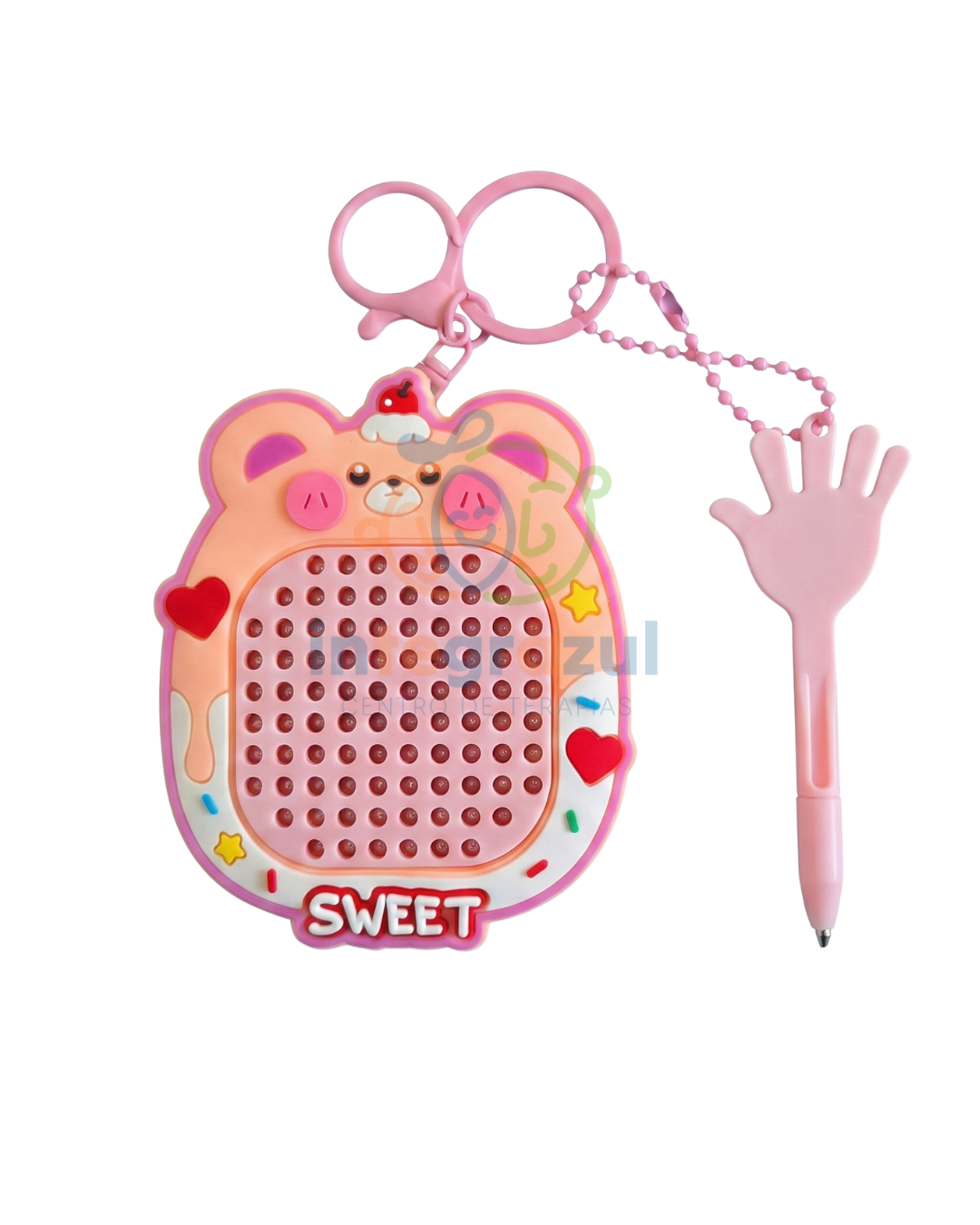 Mini Pizarra Magnética Portátil - Llavero de Dibujo Sensorial