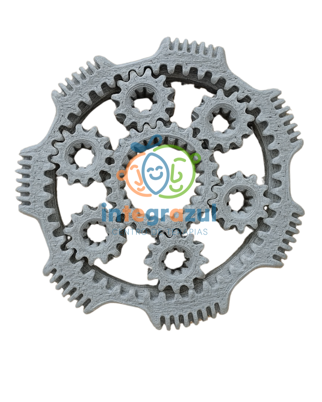 Spinner Engranaje 3D – Fidget antiestrés de 6 engranajes