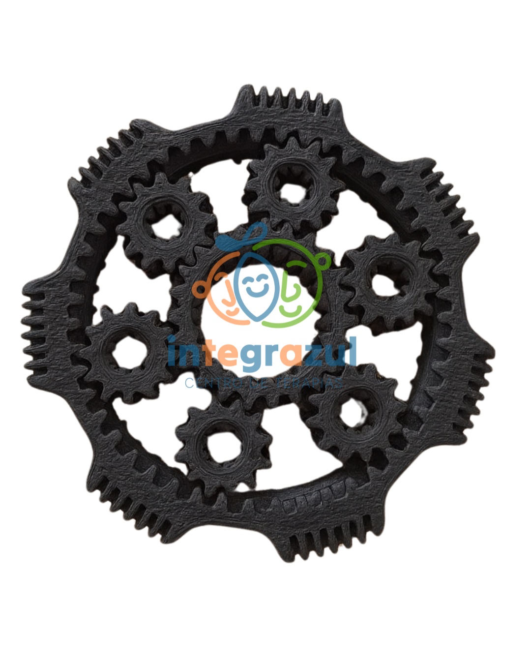 Spinner Engranaje 3D – Fidget antiestrés de 6 engranajes