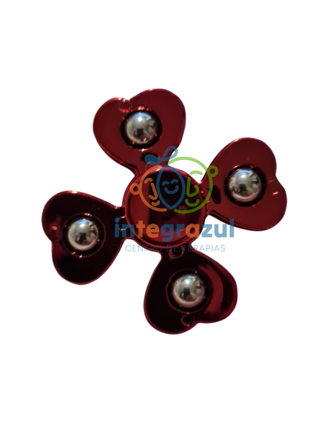 Spinner Corazón Metálico | Fidget Antiestrés