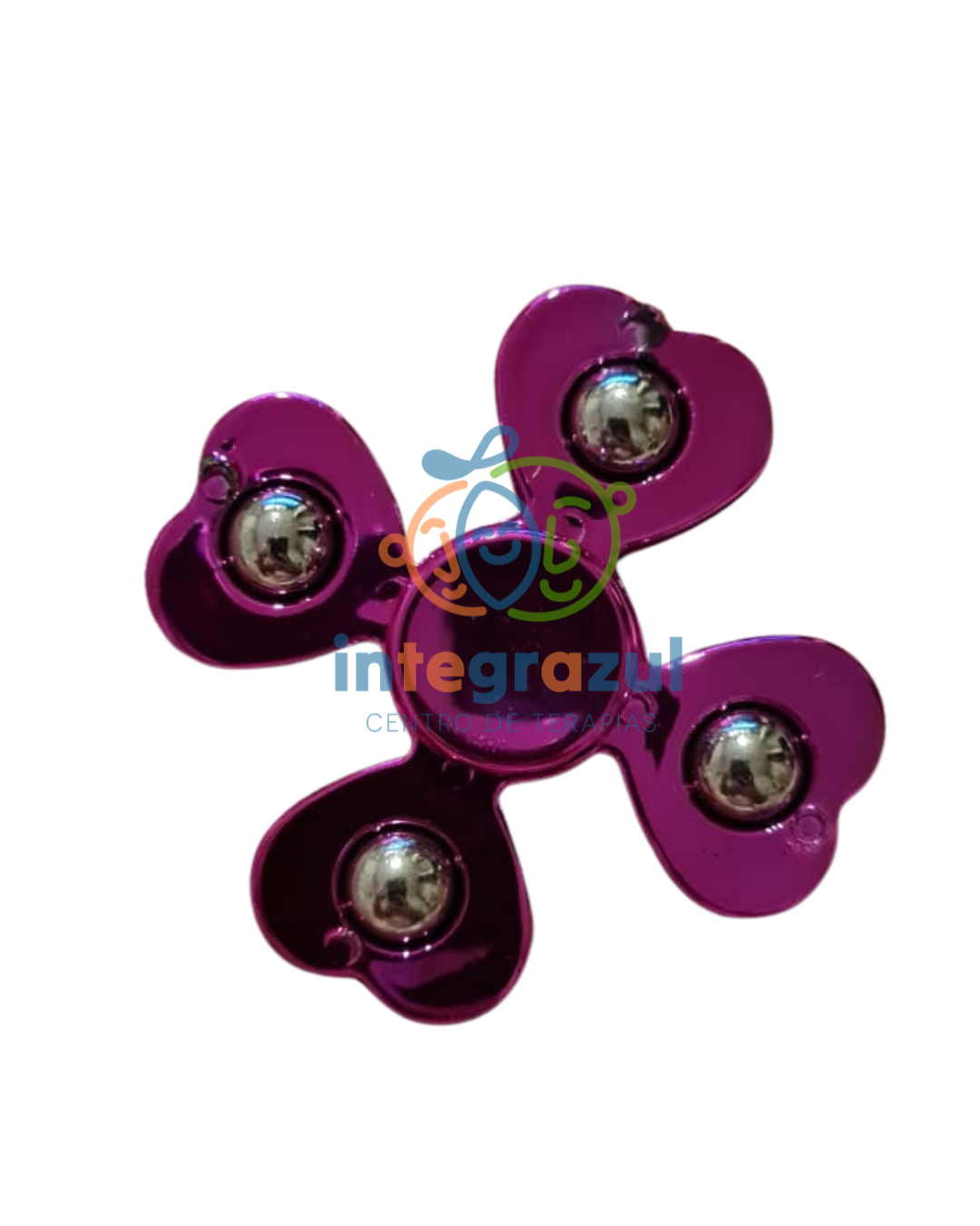 Spinner Corazón Metálico | Fidget Antiestrés