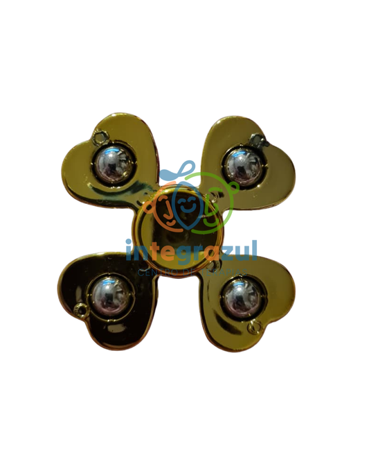 Spinner Corazón Metálico | Fidget Antiestrés