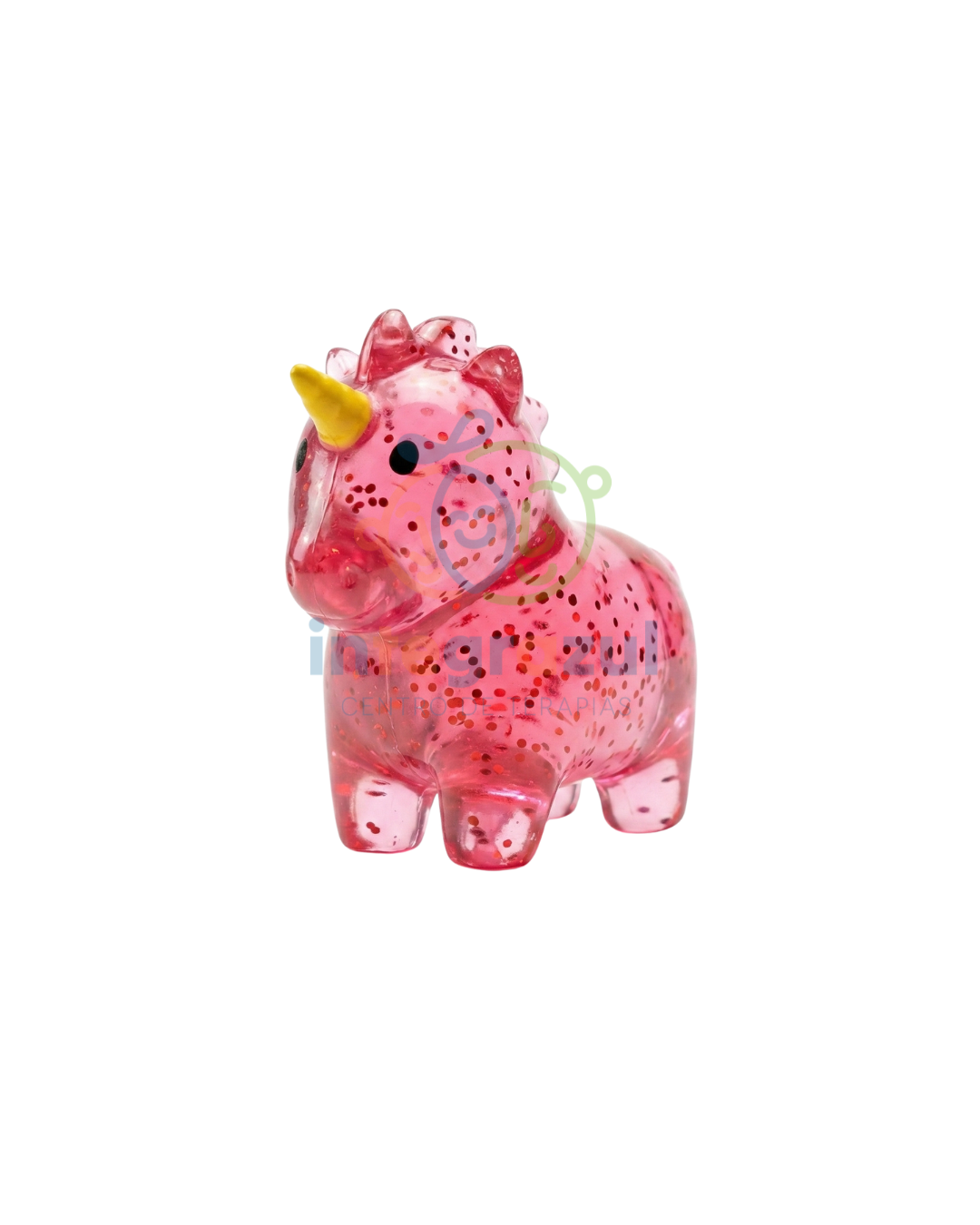 Unicornio Squishy de Gel con Glitter - Juguete Antiestrés Sensorial