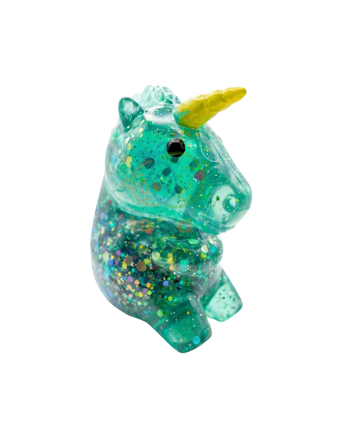 Unicornio Squishy de Gel con Glitter - Juguete Antiestrés Sensorial