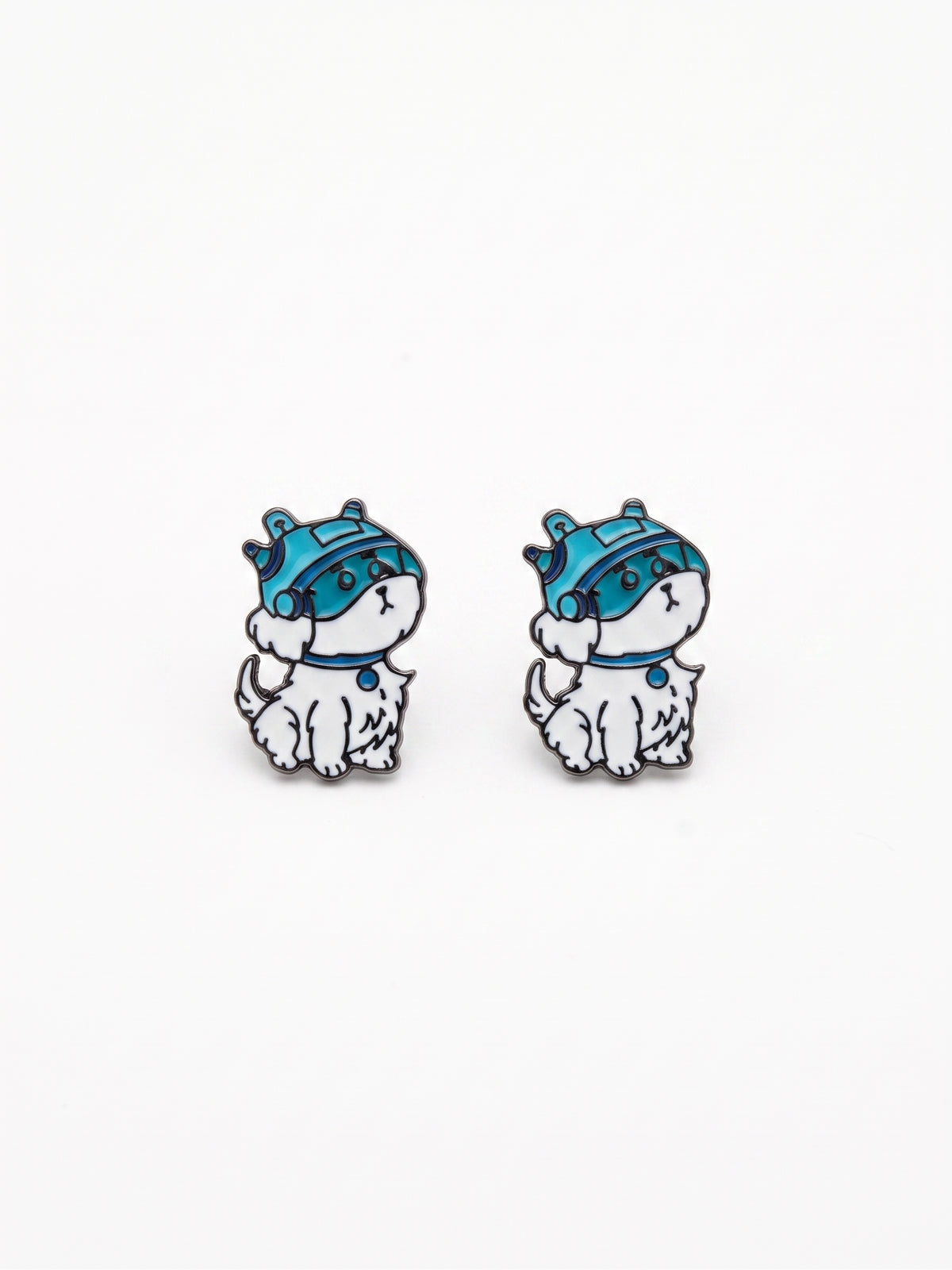Aros Perrito Casco Azul