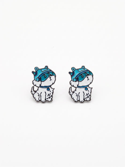 Aros Perrito Casco Azul