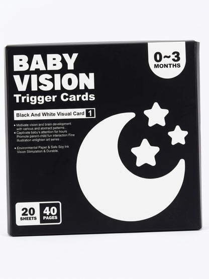 Baby Vision tarjetas blanco y negro 0 a 3 meses