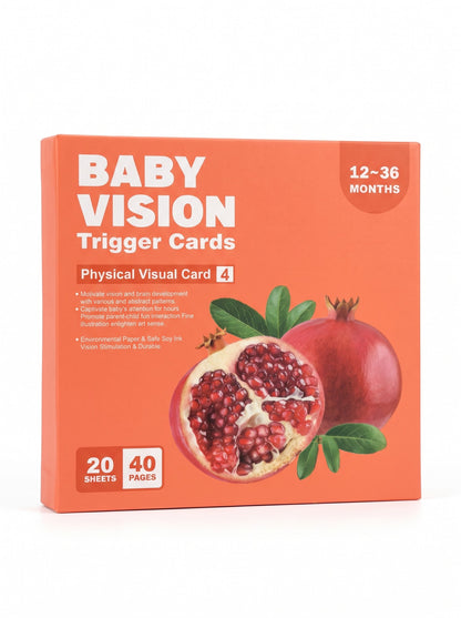 Baby Vision tarjetas a color frutas 12 a 36 meses