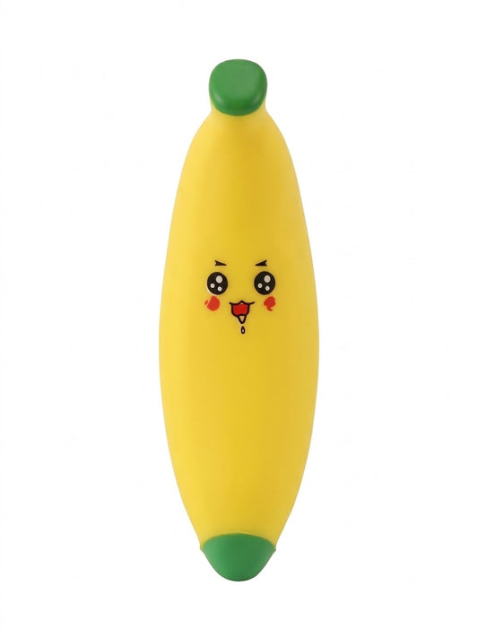 Banana squishy amarilla con carita