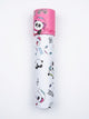 Caleidoscopio panda rosado y blanco