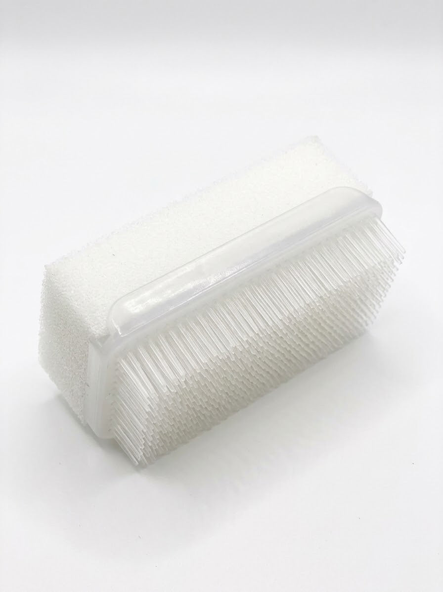 Cepillo Wilbarger sensorial con cerdas suaves y esponja