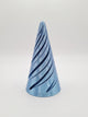 Cono espiral 3D azul