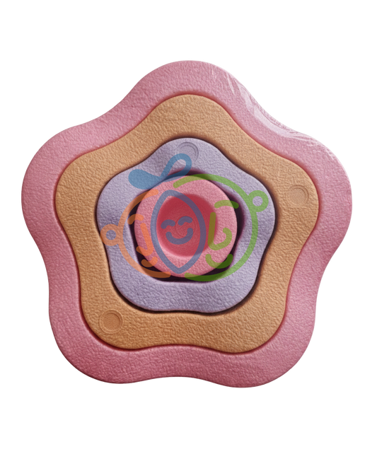 Piedras Sensoriales de Balance – Flor (4 piezas)