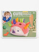 Erizo rosado Cute Puzzle motricidad fina