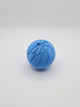 Esfera espiral 3D azul cerrada