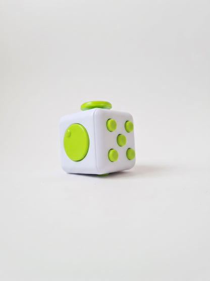 Fidget Cube verde y blanco