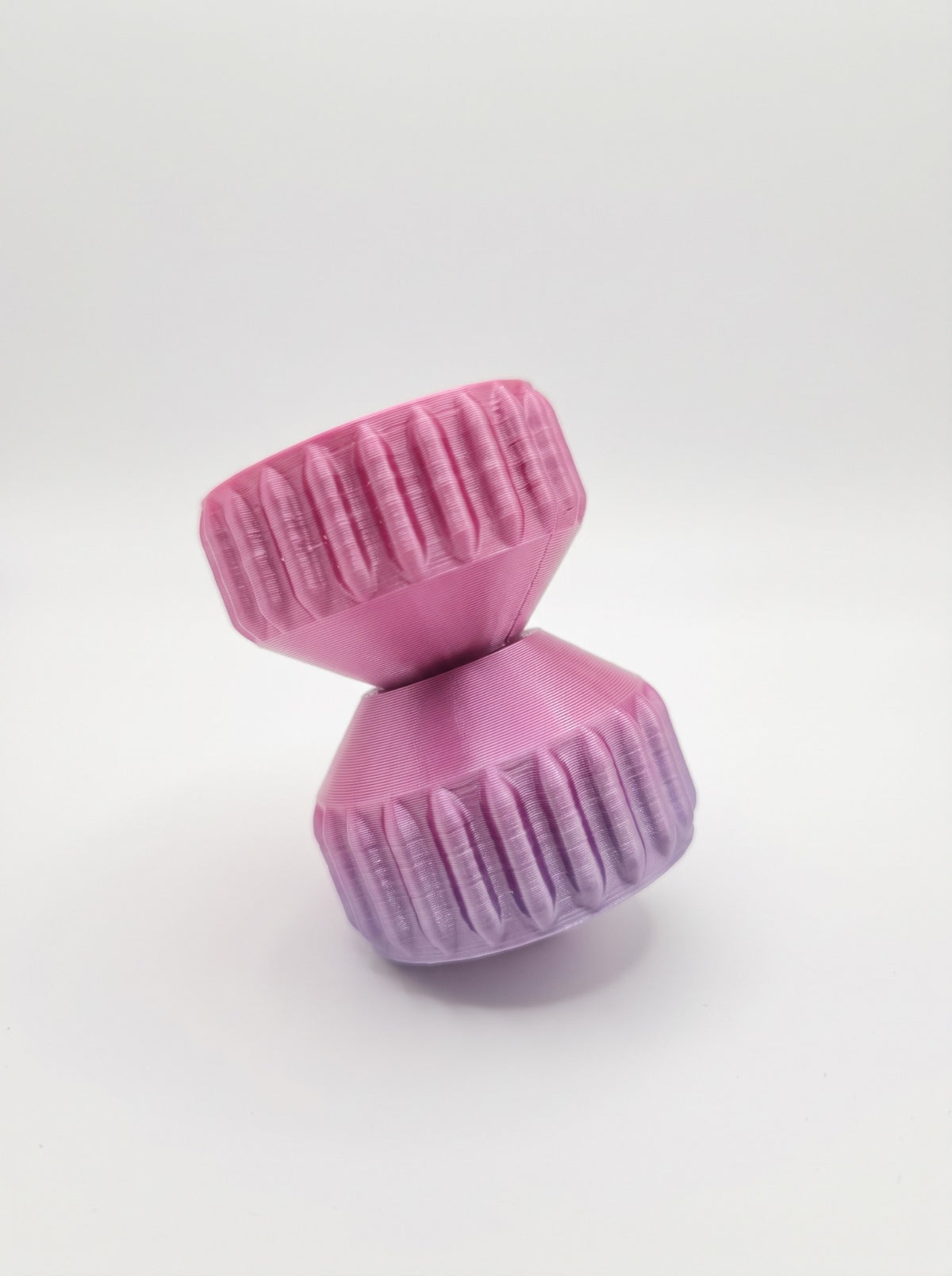 Fidget sonoro 3D degradé rosa y lila