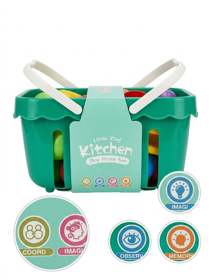 Canasto verde Little Chef Kitchen