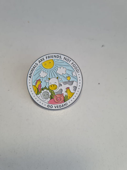 Pin Go Vegan