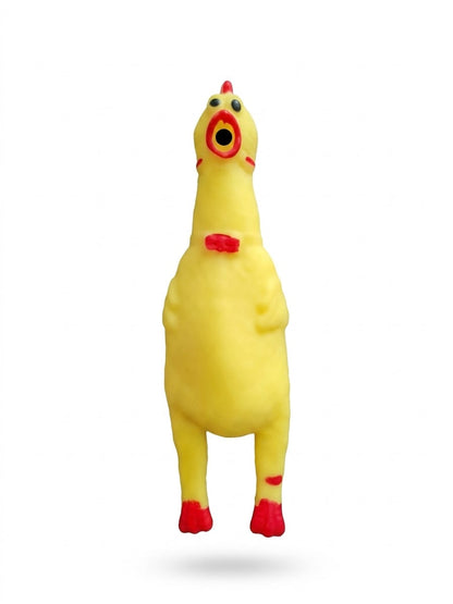 Pollo antiestrés de arena amarillo