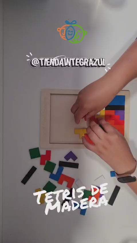 Tetris de madera – Rompecabezas tipo encastre