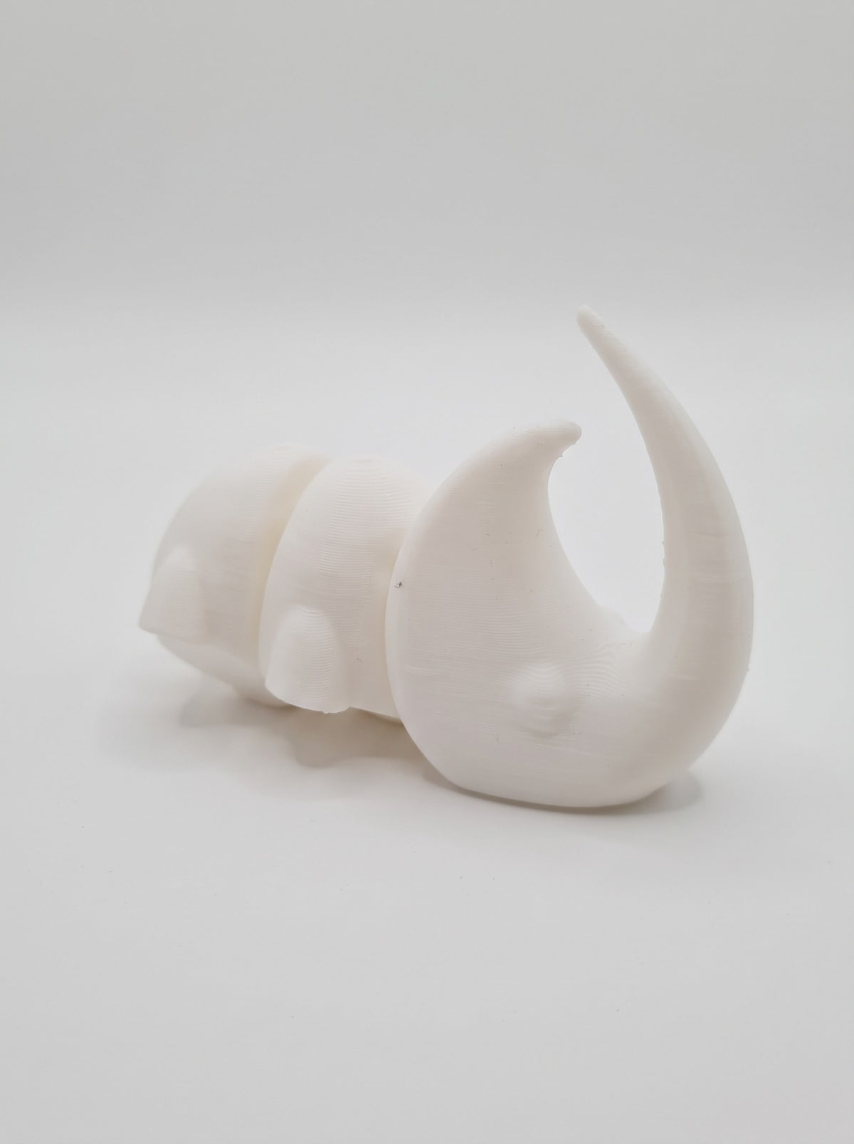 Rinoceronte articulado 3D blanco