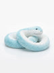 Serpiente de peluche celeste pulsera