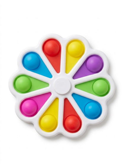 Spinner pop it flor blanco