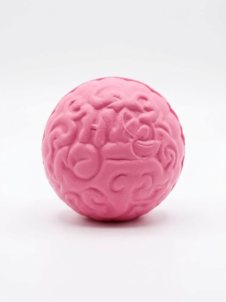 Squishy cerebro rosado suave