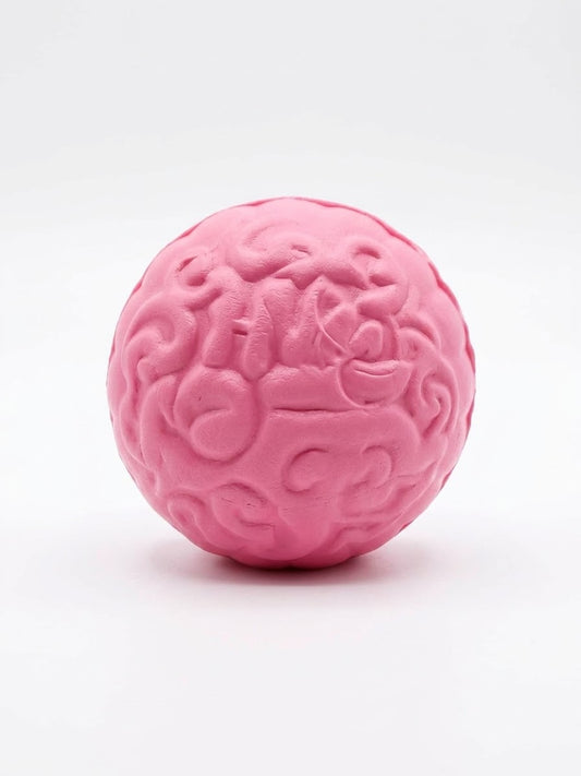 Squishy cerebro rosado suave