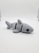 Tiburón articulado 3D gris